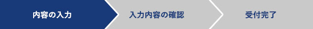 フロー：内容の入力